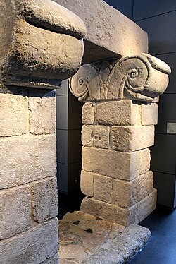 Tel Hazor: poort van het koninklijke paleis (nu in het Israëlmuseum in Jeruzalem)